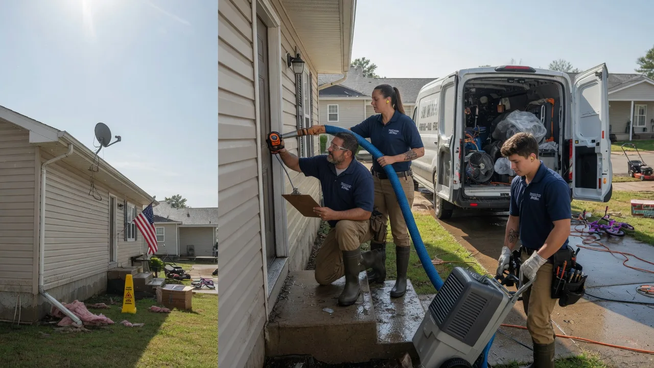 Ceiling Water Damage Restoration in Centerville, SD near me